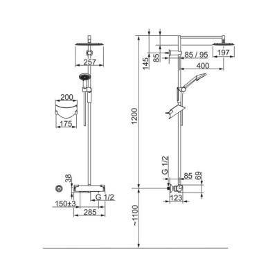 Будкрам купить Душевая система Oras Optima 7192U Душевая система Oras Optima 7192U 2