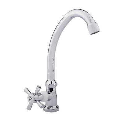 Будкрам купить Кран на одну воду для кухни Potato P4154-7