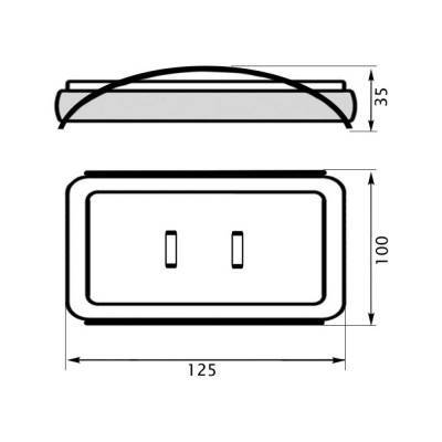 Будкрам купить Мыльница Potato P201-1 Мыльница Potato P201-1 2