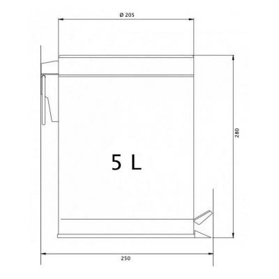 Будкрам купить Ведро для мусора Potato P412 Ведро для мусора Potato P412 2