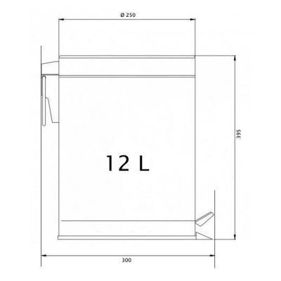 Будкрам купить Ведро для мусора Potato P414 Ведро для мусора Potato P414 2