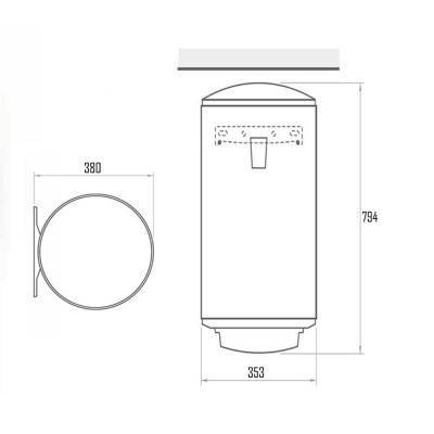 Будкрам купити Водонагрівач Tesy Bilight Slim 50 л, мокрий ТЕН 2,0 кВт (GCV503520B11TSR) Водонагрівач Tesy Bilight Slim 50 л, мокрий ТЕН 2,0 кВт (GCV503520B11TSR) 2