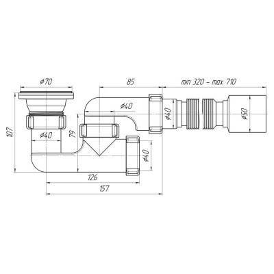Будкрам купить Сифон для душевого поддона ANI Plast Е215-E216 Сифон для душевого поддона ANI Plast Е215-E216 2