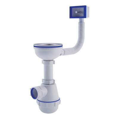 Будкрам купити Сифон для кухонного миття ANI Plast A0145S з переливом