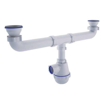 Будкрам купити Сифон для подвійної кухонної мийки ANI Plast A3000