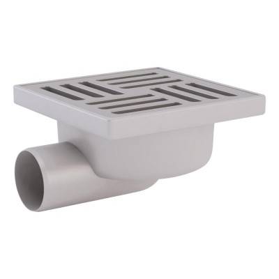 Будкрам купить Трап ANI Plast TA5112 горизонтальный с нержавеющей решеткой 150х150