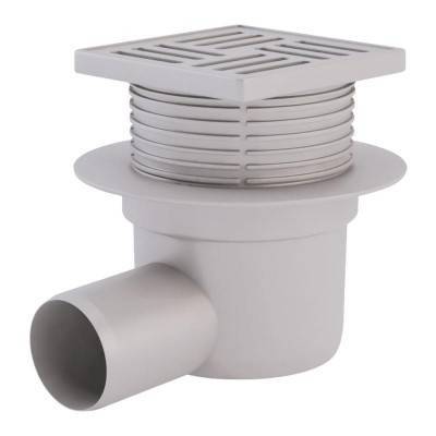 Будкрам купить Трап ANI Plast TA5604 горизонтальный с пластиковой решеткой 100х100