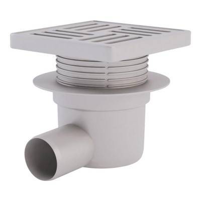 Будкрам купить Трап ANI Plast TA5610 горизонтальный с пластиковой решеткой 150х150