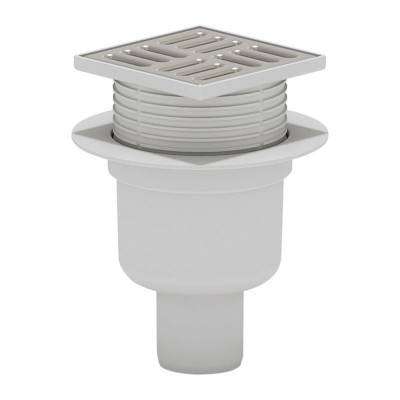 Будкрам купить Трап ANI Plast TA5702 вертикальный с нержавеющей решеткой 100х100