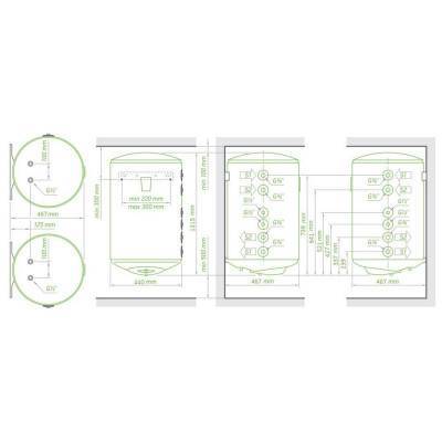 Будкрам купить Комбинированный водонагреватель Tesy Bilight 150 л, 2,0 кВт (GCV74S1504420B11TSRP) Комбинированный водонагреватель Tesy Bilight 150 л, 2,0 кВт (GCV74S1504420B11TSRP) 2