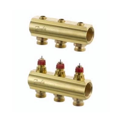 Будкрам купити Колектор без витратомірів Danfoss FHF 3 виходи (088U0503)
