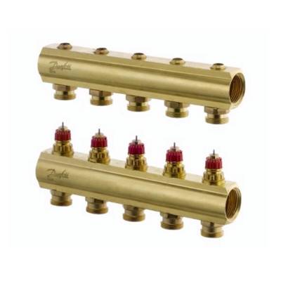 Будкрам купити Колектор без витратомірів Danfoss FHF 5 виходів (088U0505)