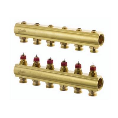 Будкрам купити Колектор без витратомірів Danfoss FHF 6 виходів (088U0506)