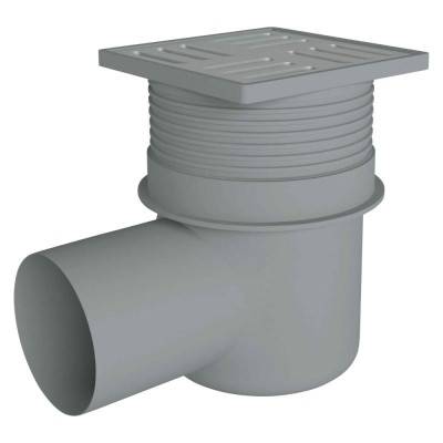 Будкрам купить Трап ANI Plast TA1612 горизонтальный с нержавеющей решеткой 150x150