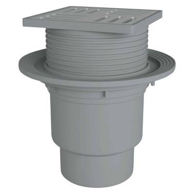 Будкрам купить Трап ANI Plast TA1712 вертикальный с нержавеющей решеткой 150х150