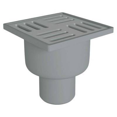 Будкрам купить Трап ANI Plast TQ5202 вертикальный с нержавеющей решеткой 100х100