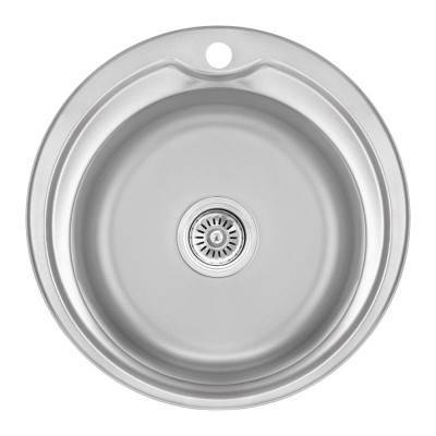 Будкрам купить Кухонная мойка Lidz 510-D Decor 0,8 мм (LIDZ510DDEC)