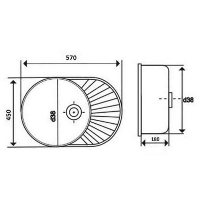 Будкрам купить Кухонная мойка Lidz 6044 Satin 0,6 мм (LIDZ604406SAT) Кухонная мойка Lidz 6044 Satin 0,6 мм (LIDZ604406SAT) 2