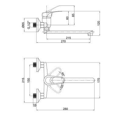 Будкрам купить Смеситель для кухни Lidz (CRM)-16 37 009 00 Смеситель для кухни Lidz (CRM)-16 37 009 00 2