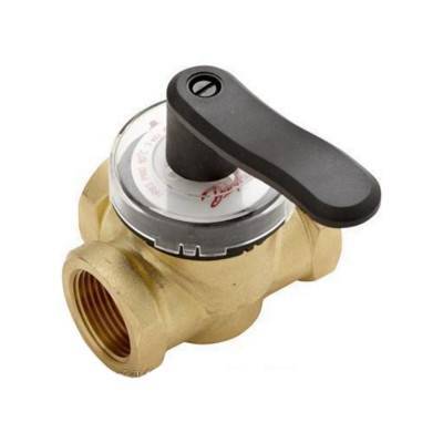 Будкрам купити Клапан латунний триходовий поворотний Danfoss HFE3 3/4 " (065Z0397)