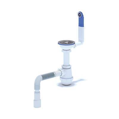 Будкрам купити Сифон для кухонного миття ANI Plast A0145SP15 з круглим переливом