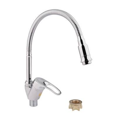 Будкрам купить Смеситель для кухни с рефлекторным изливом Lidz (CRM)-16 37 008 04