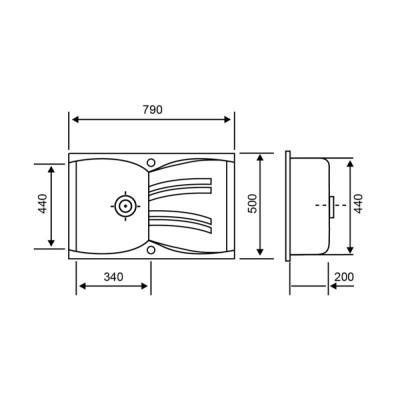 Будкрам купить Кухонная мойка Lidz 790x500/200 MAR-07 (LIDZMAR07790500200) Кухонная мойка Lidz 790x500/200 MAR-07 (LIDZMAR07790500200) 2