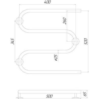 Будкрам купити Рушникосушка електрична Lidz Snake (CRM) 500x500 RE Рушникосушка електрична Lidz Snake (CRM) 500x500 RE 2