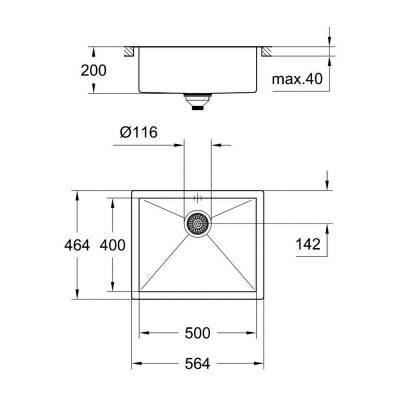 Будкрам купить Кухонная мойка Grohe Sink K700 31579SD0 Кухонная мойка Grohe Sink K700 31579SD0 2