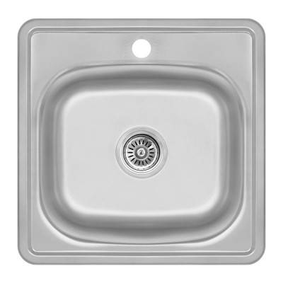 Будкрам купити Кухонна мийка Lidz 4848 Decor 0,6 мм (LIDZ4848DEC06)