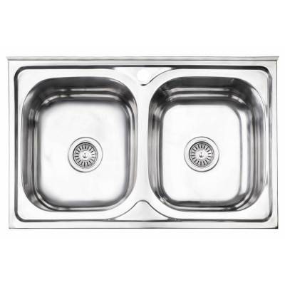 Будкрам купить Кухонная мойка Lidz 5080 Polish 0,8 мм (LIDZ5080LPOL06)