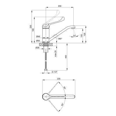 Будкрам купить Смеситель для кухни Lidz (CRM) Watt 83 003 00 Смеситель для кухни Lidz (CRM) Watt 83 003 00 2