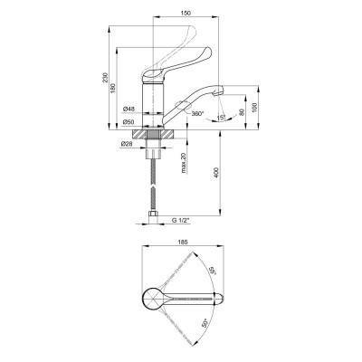 Будкрам купить Смеситель для кухни Lidz (CRM) Watt 83 003 01 Смеситель для кухни Lidz (CRM) Watt 83 003 01 2