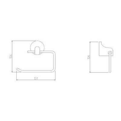 Будкрам купить Держатели для туалетной бумаги Lidz (CRM)-115.03.03 Держатели для туалетной бумаги Lidz (CRM)-115.03.03 2