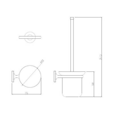 Будкрам купить Ершик для унитаза Lidz (CRG)-115.05.01 Ершик для унитаза Lidz (CRG)-115.05.01 2