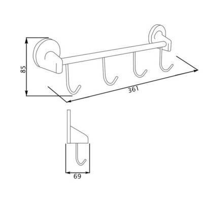 Будкрам купити Гачок Lidz (CRM)-115.08.04 Гачок Lidz (CRM)-115.08.04 2