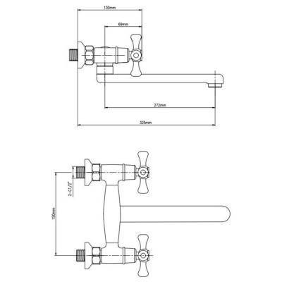 Будкрам купить Смеситель для кухни GF (CRM)S-21-361 Смеситель для кухни GF (CRM)S-21-361 2