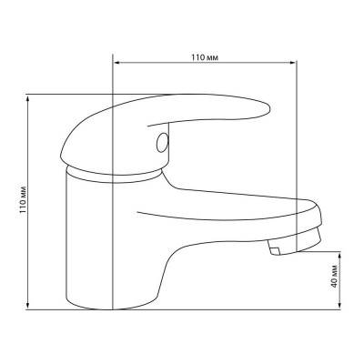 Будкрам купить Смеситель для раковины GF (CRM)S-06-001 Смеситель для раковины GF (CRM)S-06-001 2