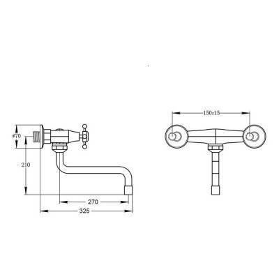 Будкрам купить Смеситель для кухни GF (CRM)S-21-361S Смеситель для кухни GF (CRM)S-21-361S 2