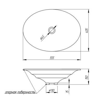 Будкрам купить Раковина-чаша Cosh 40x50 kolor 103 Раковина-чаша Cosh 40x50 kolor 103 2