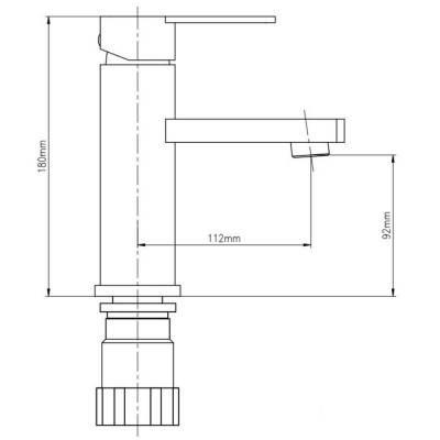 Будкрам купить Смеситель для раковины GF (CRM)S-10-001F Смеситель для раковины GF (CRM)S-10-001F 2