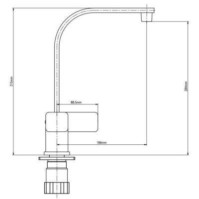 Будкрам купити Змішувач для кухні GF (CRM)S-10-007F Змішувач для кухні GF (CRM)S-10-007F 2