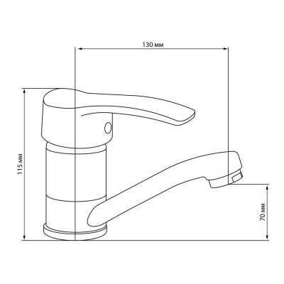 Будкрам купить Смеситель для кухни GF (CRM)S-01-002M Смеситель для кухни GF (CRM)S-01-002M 2