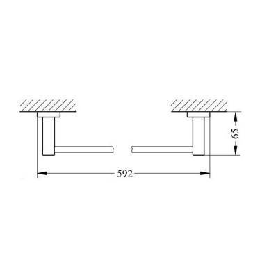 Будкрам купить Полотенцедержатель Cosh (CRM)S-81-601 Полотенцедержатель Cosh (CRM)S-81-601 2