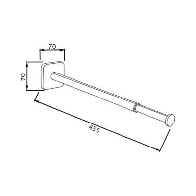 Будкрам купить Полотенцедержатель Cosh (CRM)S-81-615 Полотенцедержатель Cosh (CRM)S-81-615 2