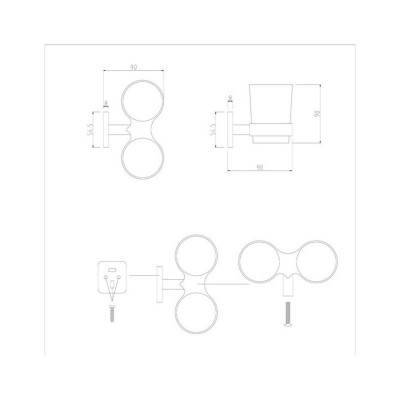 Будкрам купить Стакан двойной Cosh (CRM)S-81-614 Стакан двойной Cosh (CRM)S-81-614 2