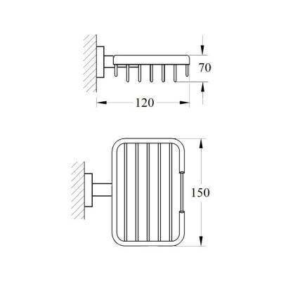 Будкрам купить Мыльница Cosh (CRM)S-81-613 Мыльница Cosh (CRM)S-81-613 2
