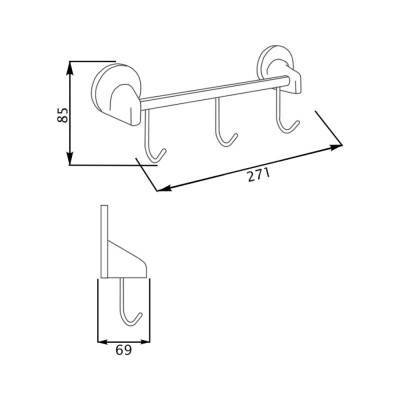 Будкрам купить Крючок GF (CRM)S-2814-3 Крючок GF (CRM)S-2814-3 2