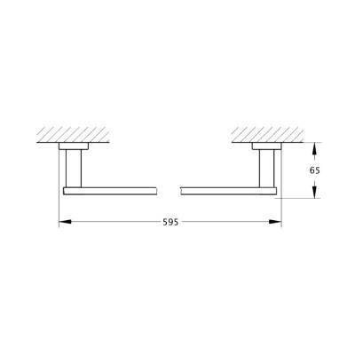 Будкрам купить Полотенцедержатель GF (CRM)S-2701 Полотенцедержатель GF (CRM)S-2701 2