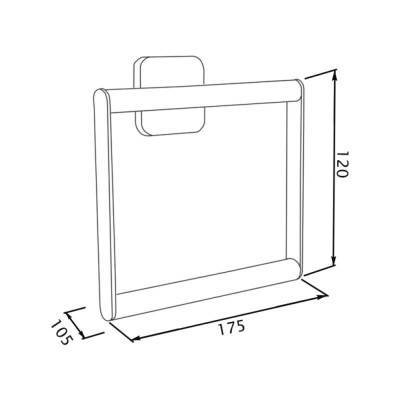Будкрам купить Полотенцедержатель GF (CRM)S-2704 Полотенцедержатель GF (CRM)S-2704 2